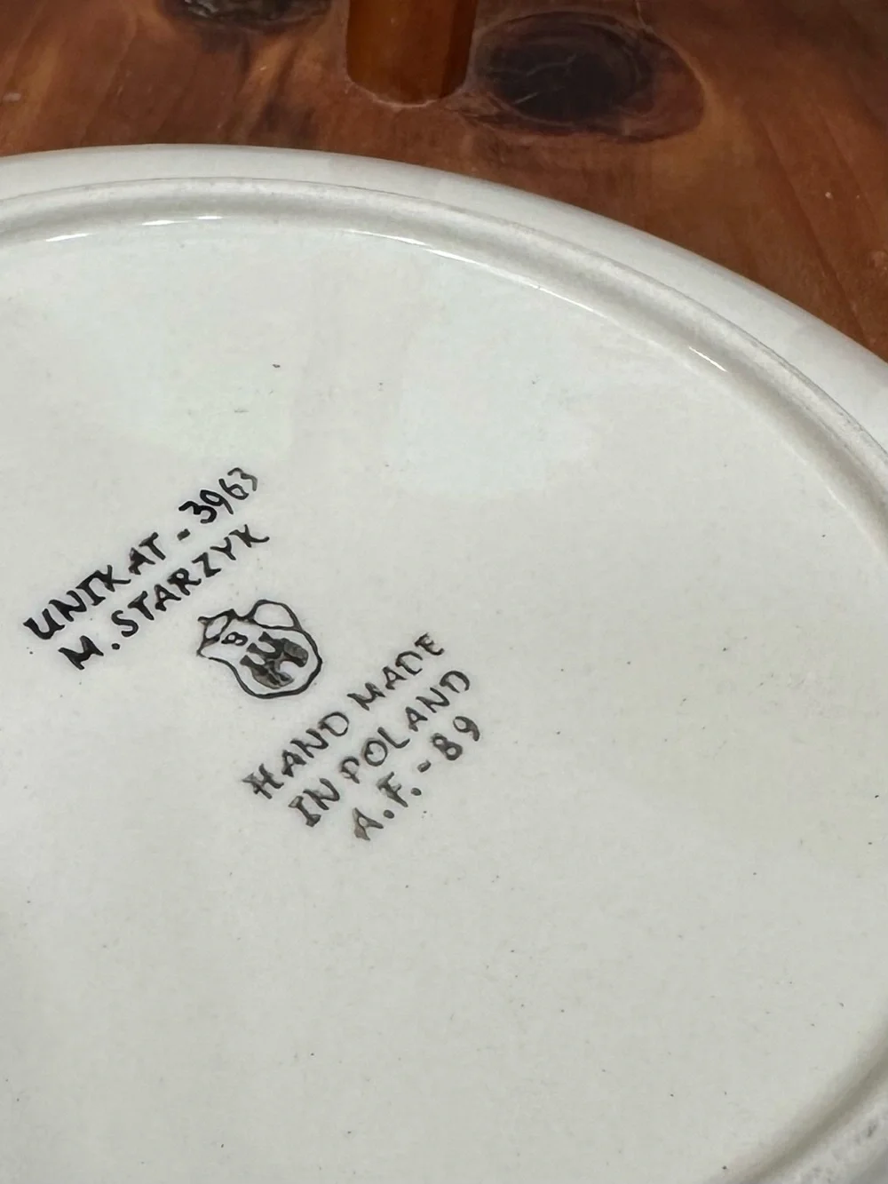 Polish Pottery Ceramika Artystyczna Plate